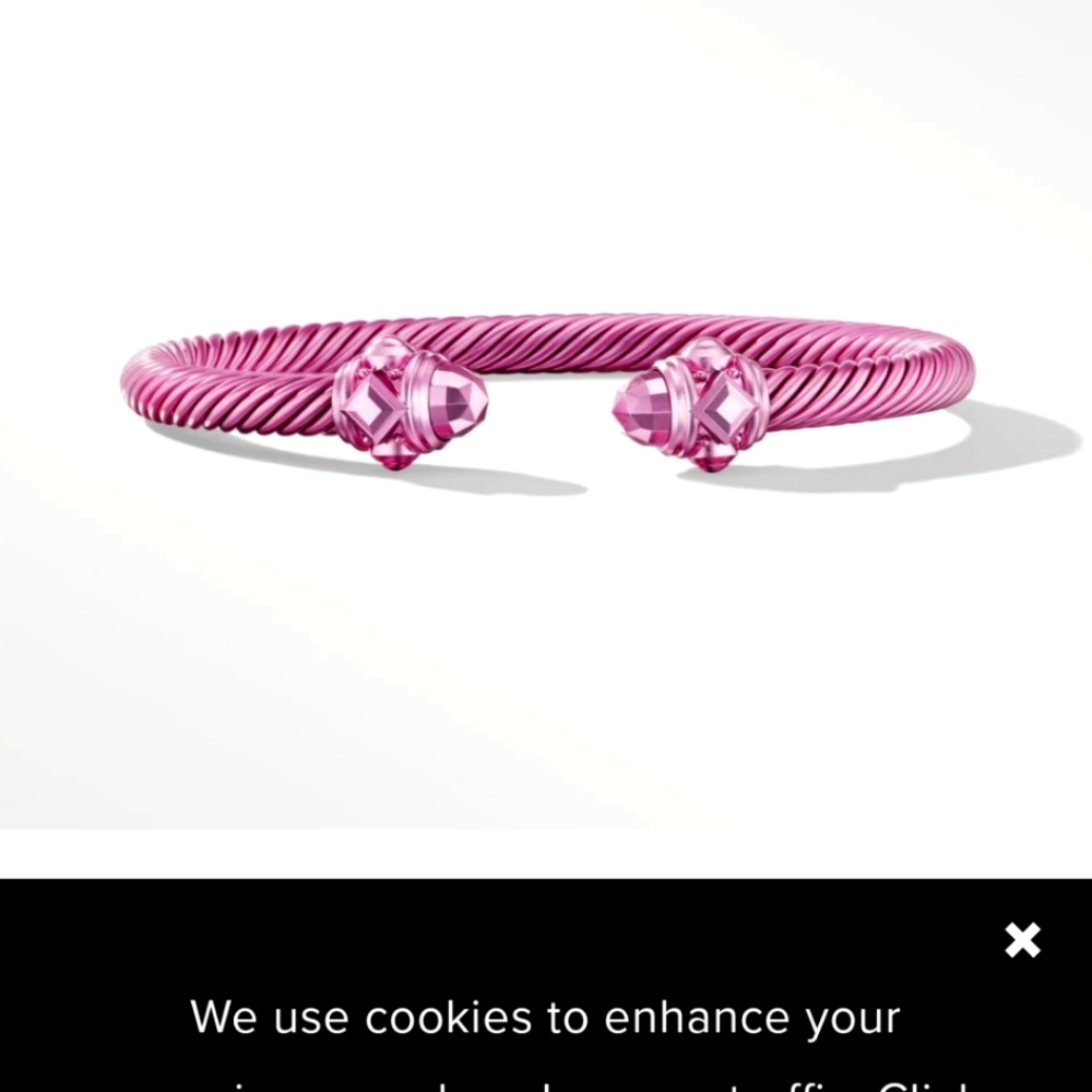 David Yurman Pink Cable Cable Classic Bracelet